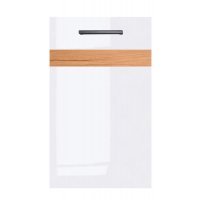 Bucatarie de Colt GENA NEW 9 DR. 190-200, Cu Corp de Cuptor, Alb / Alb Bucatarie de Colt GENA NEW 9 DR. 190-200, Cu Corp de Cuptor, Alb / Alb